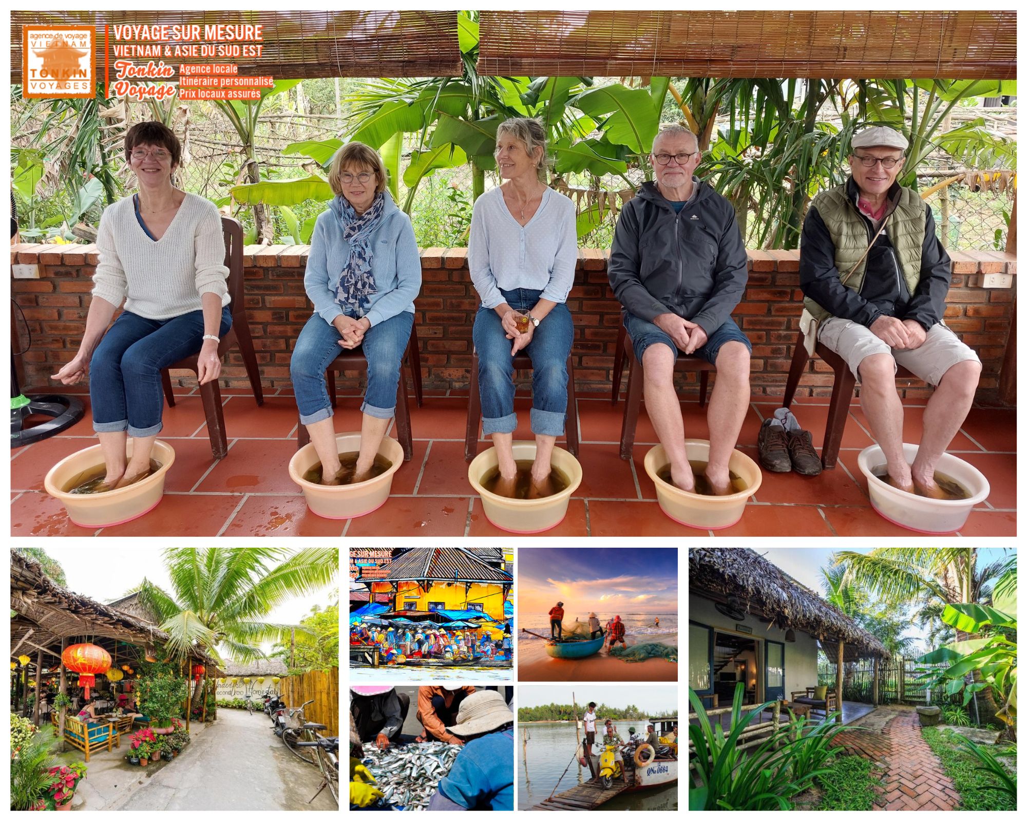 Dormir chez l'habitant au centre du Vietnam pour un voyage unique et authentique avec l'agence de voyage priv&eacute; sur mesure Tonkin Voyage